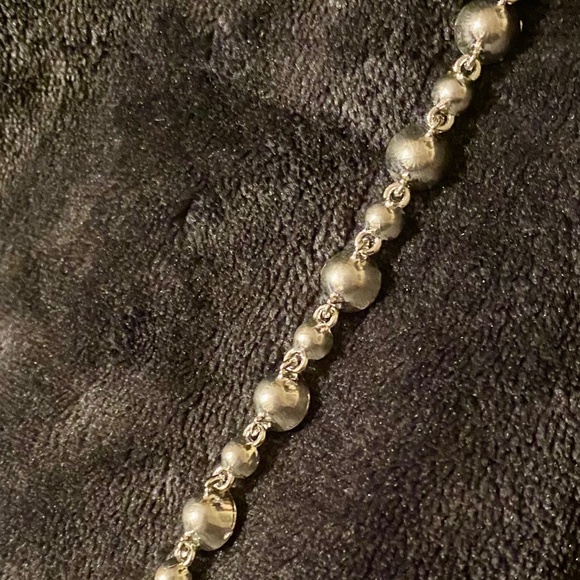 Pink Rhinestone Silver Bracelet - Picture 4 of 4